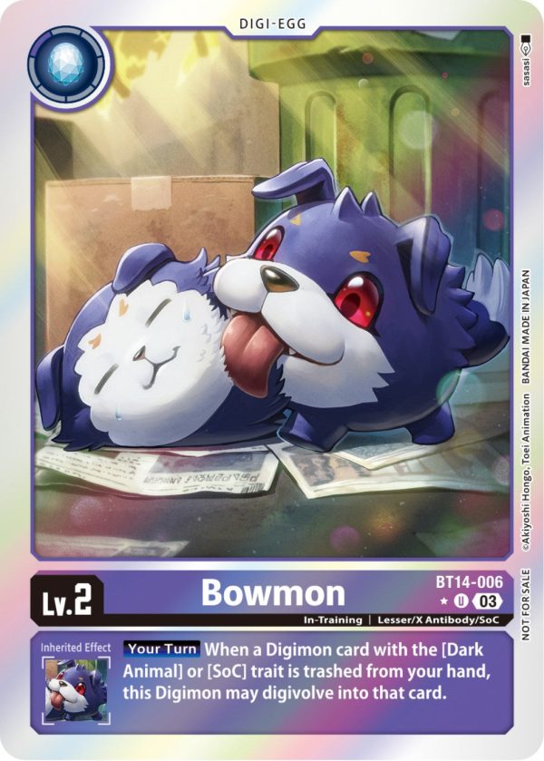 Bowmon [BT14-006] (Blast Ace Box Promotion Pack) [Blast Ace] Cheap