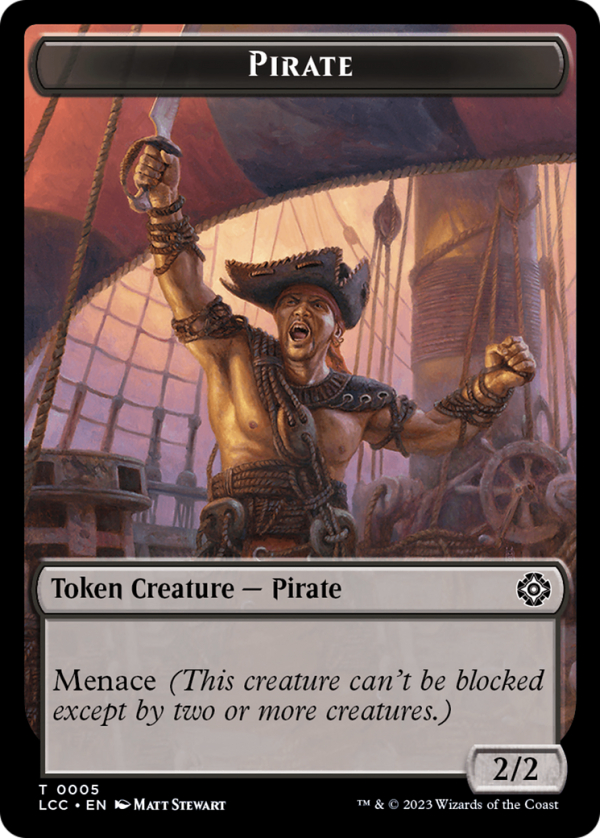 City s Blessing    Pirate (0005) Double-Sided Token [The Lost Caverns of Ixalan Commander Tokens] Sale