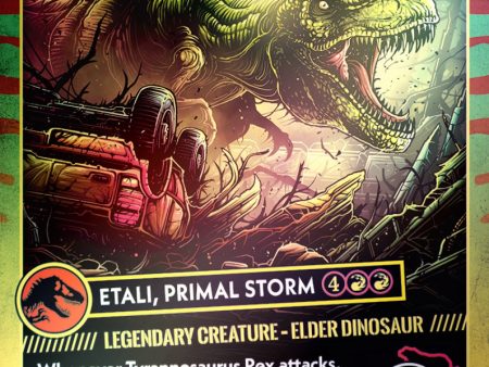 Tyrannosaurus Rex - Etali, Primal Storm (Rainbow Foil) [Secret Lair Drop Series] Online now