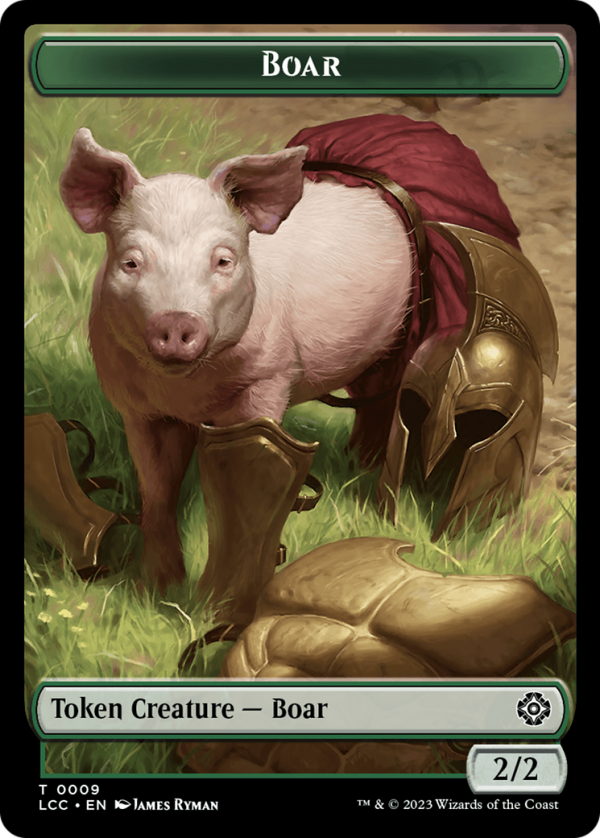 Boar    Merfolk (0003) Double-Sided Token [The Lost Caverns of Ixalan Commander Tokens] Online now