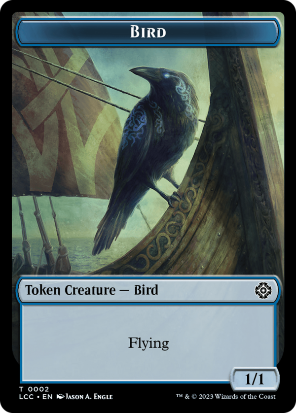 Bird    Merfolk (0003) Double-Sided Token [The Lost Caverns of Ixalan Commander Tokens] Supply