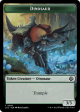 City s Blessing    Dinosaur Double-Sided Token [The Lost Caverns of Ixalan Commander Tokens] Cheap