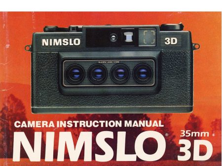 Nimslo Camera Instruction Book - Original Cheap