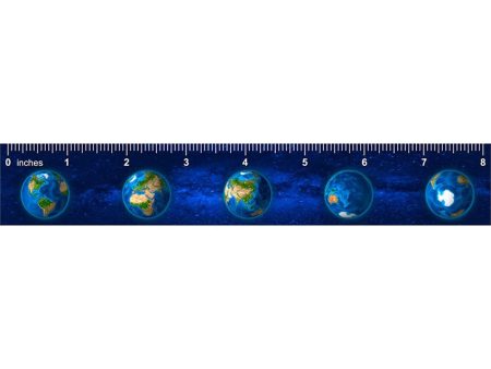 Continents of the World - 3D Lenticular Bookmark Ruler - NEW Online Sale