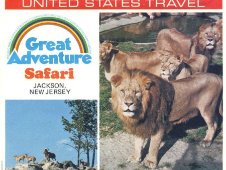 Great Adventure Safari, Jackson, New Jersey - View-Master 3 Reel Packet - 1970s views - vintage - (PKT-A765-G5Am) Online Hot Sale