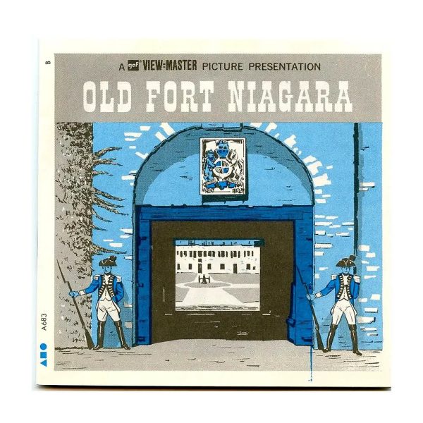 Old Fort Niagara - New York - View-Master - Vintage - 3 Reel Packet - 1970s views (PKT-A683-G1A) Sale