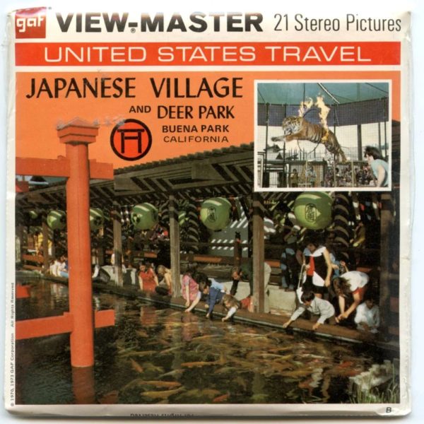 Japanese Village and Deer Park - View-Master 3 Reel Packet - 1970s  - vintage - A232 - G3B Hot on Sale