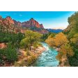 Zion Canyon and The Watchman - 3D Action Lenticular Postcard Greeting Card - NEW Online now