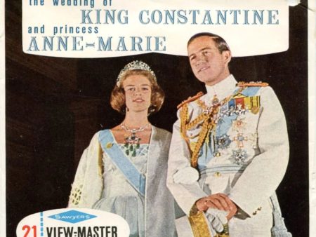 Wedding of King Constantine and Anne-Marie - View-Master - Vintage - 3 Reel Packet - 1960s views (ECO-C007E-S6) For Sale