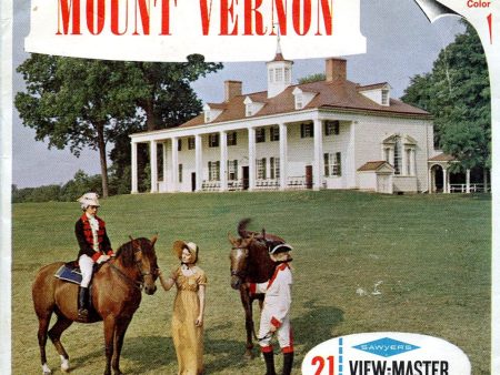 Mount Vernon - View-Master 3 Reel Packet - 1950s views - vintage (A812-S6A) Fashion