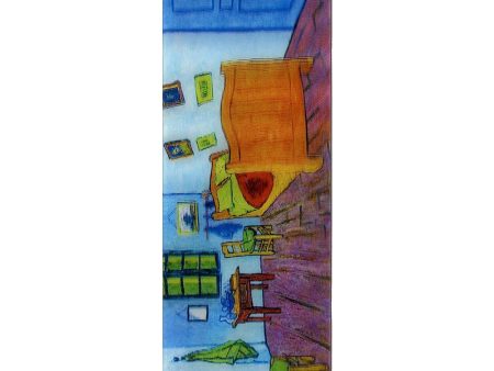 BEDROOM IN ARLES - VAN GOGH - 3D Lenticular Bookmark - NEW Cheap