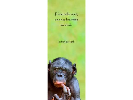 CHIMP BROODING - 3D Lenticular Bookmark - NEW Hot on Sale