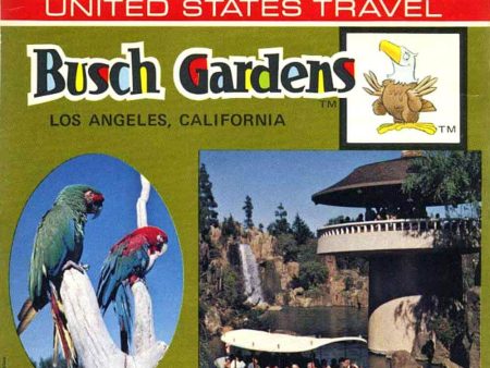 Busch Gardens - Los Angeles - View-Master 3 Reel Packet - 1970s views - vintage - (ECO-A233-G3B) Cheap