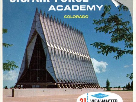 U.S. Air Force Academy - Colorado View-Master 3 Reel Packet - 1960s views - vintage - (ECO-A326-S6A) Fashion