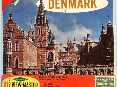 Denmark - Coin & Stamp - View-Master 3 Reel Packet - 1960s views - vintage - (PKT-B155-S6scmint) Fashion