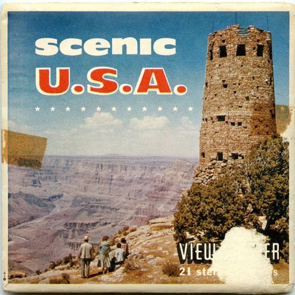 Scenic U.S.A. - Souvenir pack - View-Master 3 Reel Packet - 1960s views - vintage - (ECO-A996-S5) Online now