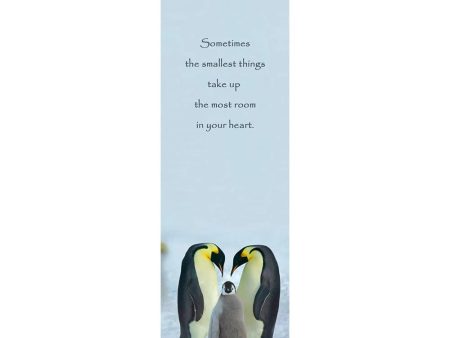 PENGUIN FAMILY - 3D Lenticular Bookmark -NEW For Discount