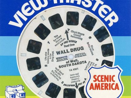 WALL DRUG - Wall, South Dakota. - View-Master ON LOCATION Single Reel - vintage - (REL-OL-1A4901) Fashion