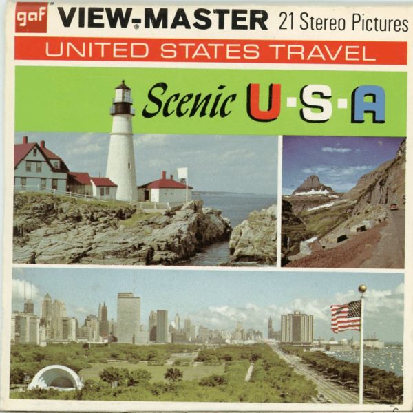 Scenic U.S.A - A996 - View-Master 3 Reel Packet - 1970s views - vintage - (ECO-A996-G3) Online now