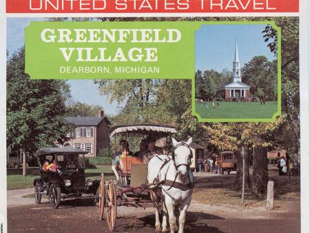 Greenfield Village - Dearborn, Michigan - View-Master 3 Reel Packet - 1970s views - vintage - (PKT-A584-G5C) Online Hot Sale