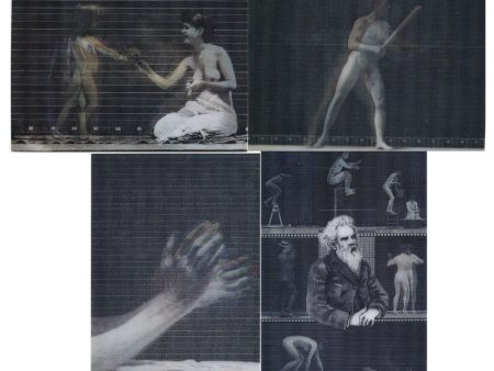 Eadweard Muybridge 4 - Locomotion Photographic Lenticular Postcards  Greeting Card For Discount