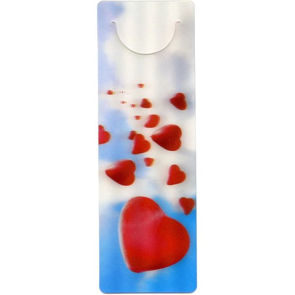 BALLOON HEARTS - 3D Clip-On Lenticular Bookmark - NEW Online