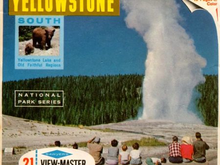 Yellowstone - National Park - View-Master 3 Reel Packet - 1960s - vintage - (ECO-A306-S6A) Discount