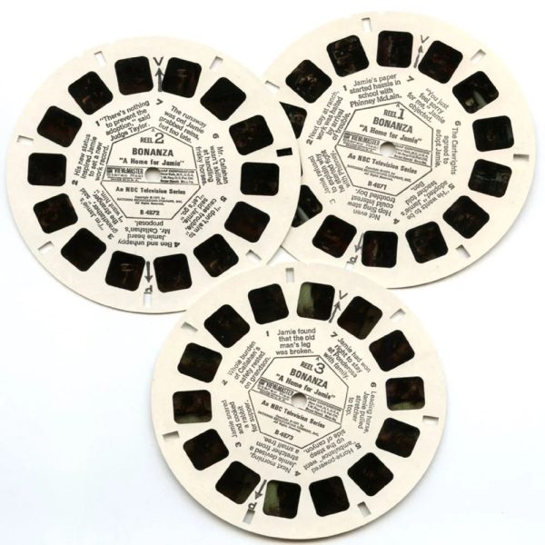 Bonanza  - View-Master 3 Reel Packet  - 1970s - vintage - (ECO-B487-G3A) Online