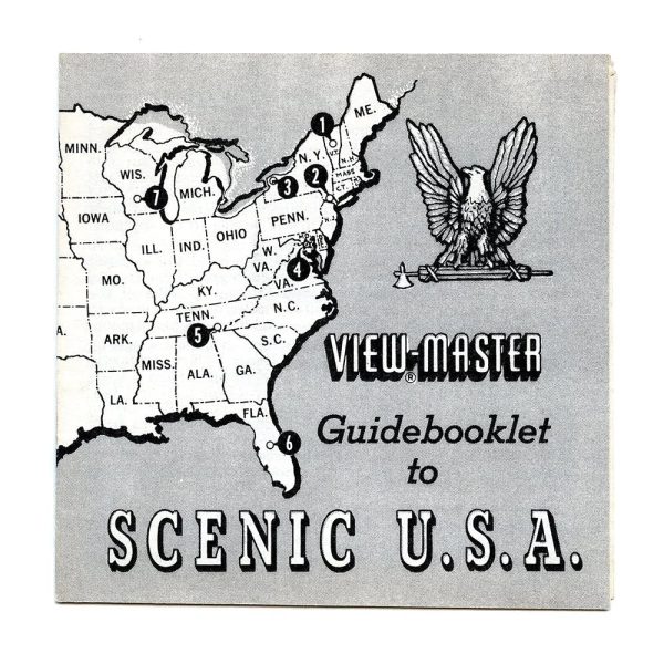 Scenic U.S.A. - Souvenir pack - View-Master 3 Reel Packet - 1960s views - vintage - (ECO-A996-S5) Online now