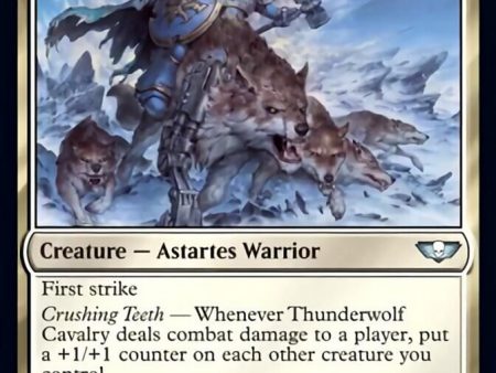 Thunderwolf Cavalry (Surge Foil) [Universes Beyond: Warhammer 40,000] Hot on Sale