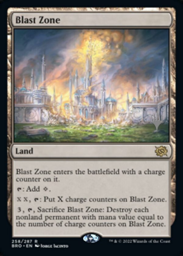 Blast Zone (Promo Pack) [The Brothers  War Promos] on Sale