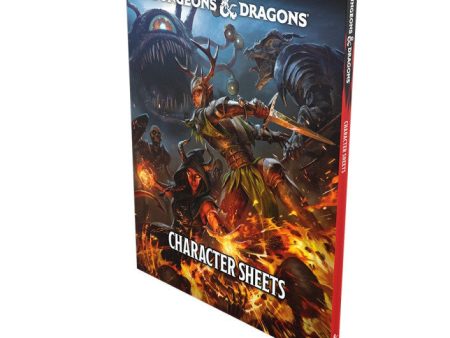 D&D Dungeons & Dragons Character Sheets (2024) For Sale