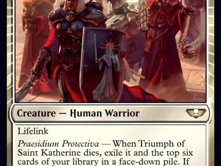 Triumph of Saint Katherine (Surge Foil) [Universes Beyond: Warhammer 40,000] Online now