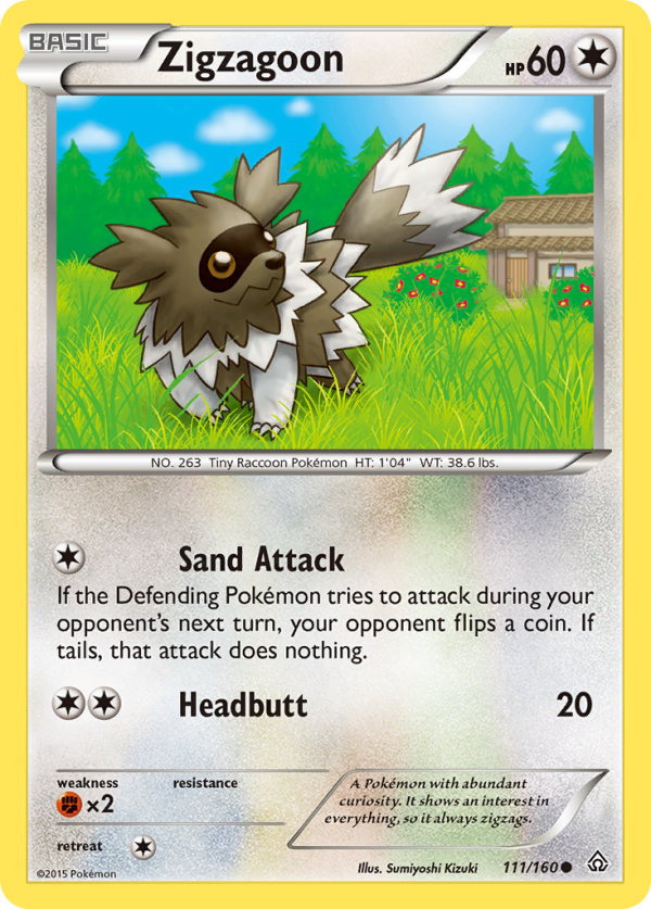 Zigzagoon (111 160) [XY: Primal Clash] Sale