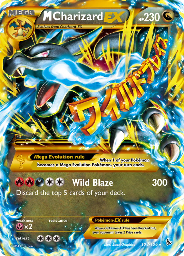 M Charizard EX (108 106) [XY: Flashfire] Hot on Sale