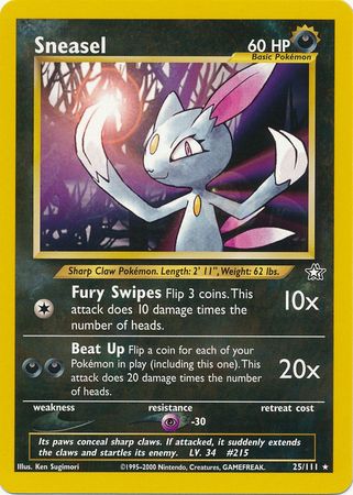 Sneasel (25 111) [Neo Genesis Unlimited] Fashion