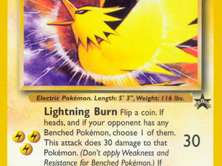 Zapdos (23) [Wizards of the Coast: Black Star Promos] on Sale