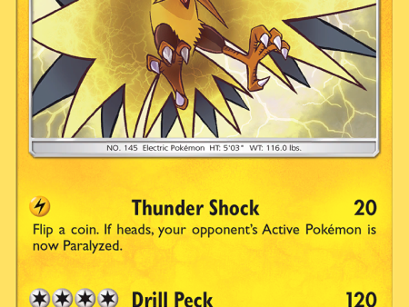 Zapdos (SM145) [Sun & Moon: Black Star Promos] Online Sale