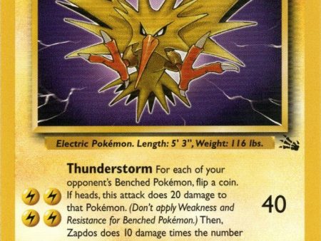 Zapdos (30 62) [Fossil Unlimited] Online