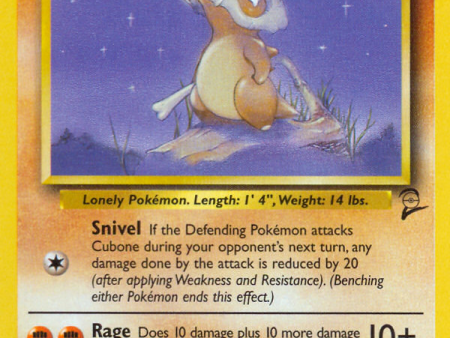 Cubone (70 130) [Base Set 2] Fashion