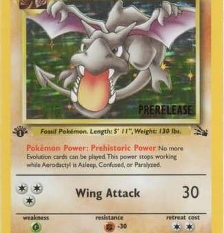 Aerodactyl (1 62) (Prerelease Promo) [Fossil 1st Edition] Fashion