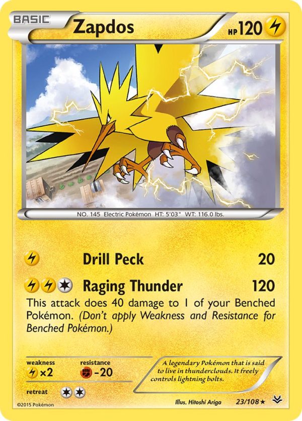 Zapdos(23 108) (Theme Deck Exclusive) [XY: Roaring Skies] Fashion