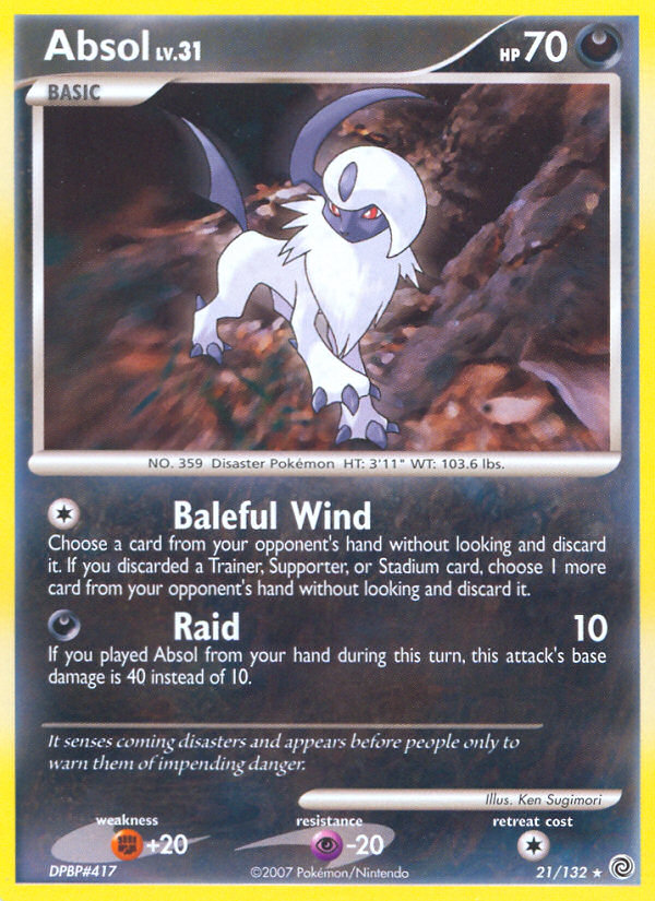 Absol (21 132) [Diamond & Pearl: Secret Wonders] Online now