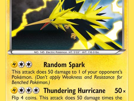 Zapdos (41 99) (Blister Exclusive) [Black & White: Next Destinies] Discount