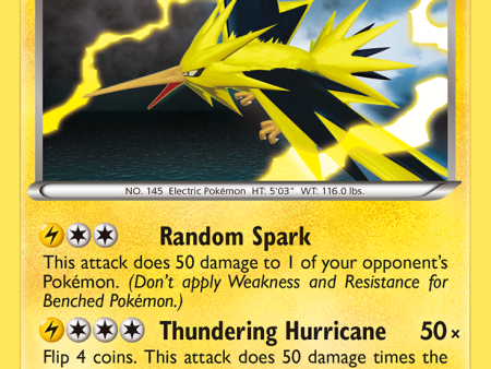 Zapdos (41 99) [Black & White: Next Destinies] Fashion