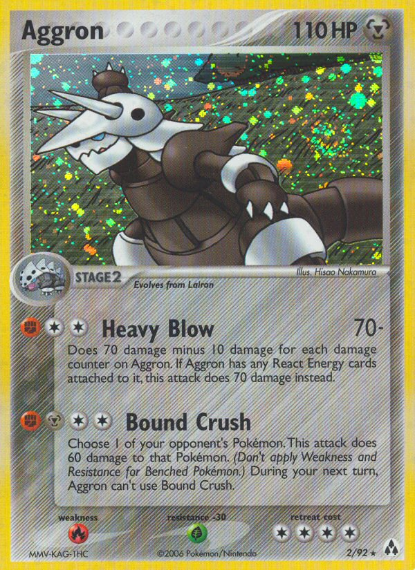 Aggron (2 92) [EX: Legend Maker] Discount