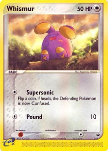 Whismur (019) (Cosmos Holo) [Nintendo: Black Star Promos] For Sale