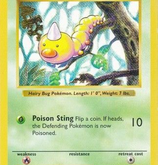 Weedle (69 102) [Base Set Shadowless Unlimited] Sale