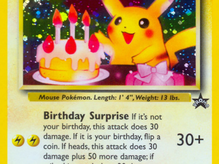 _____ s Pikachu (24) (Birthday Pikachu) [Wizards of the Coast: Black Star Promos] on Sale